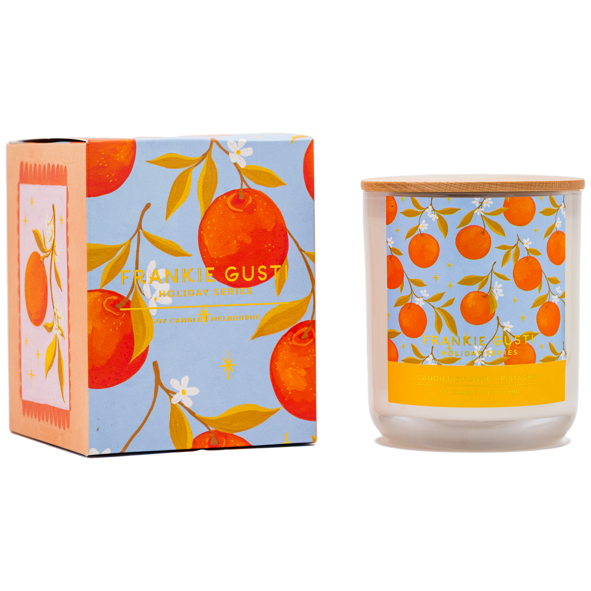 Frankie Gusti Holiday Candles