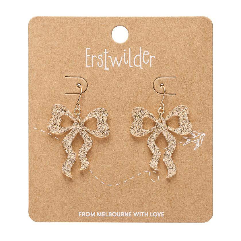 Bows Drop Earrings - Erstwilder