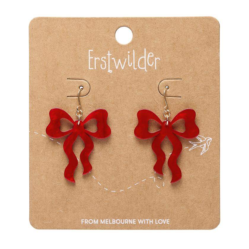 Bows Drop Earrings - Erstwilder