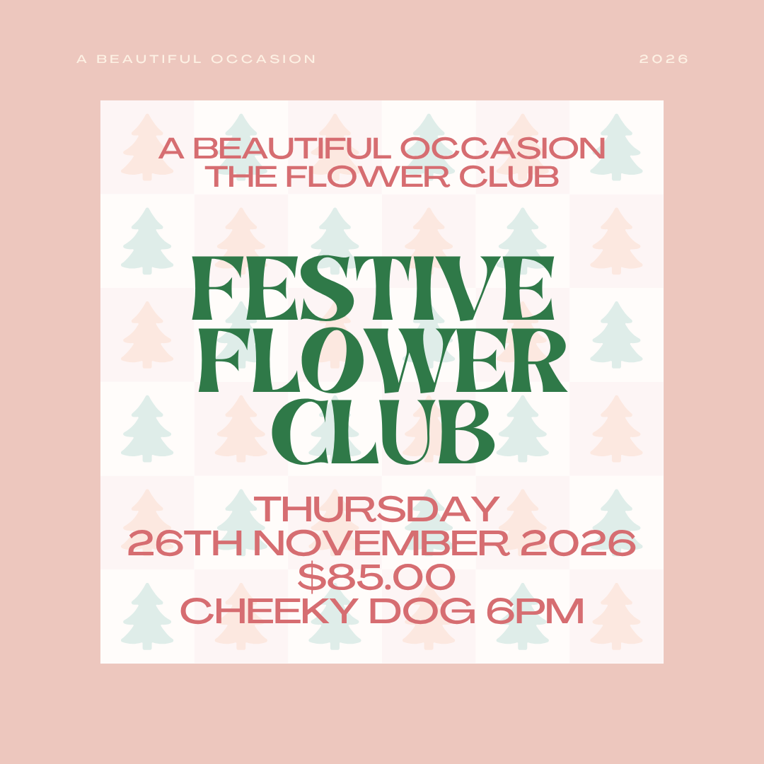 The Flower Club x  The Cheeky Dog  Christmas Edition