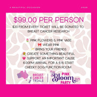 THE FLOWER CLUB x  PINK BLOOM PARTY
