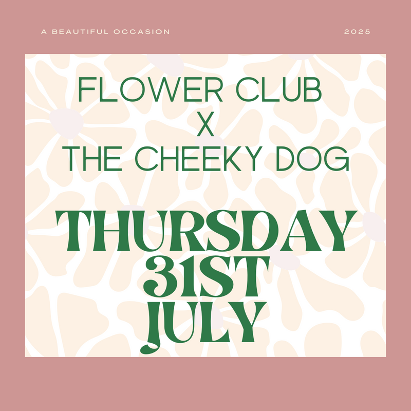 The Flower Club - The Cheeky Dog