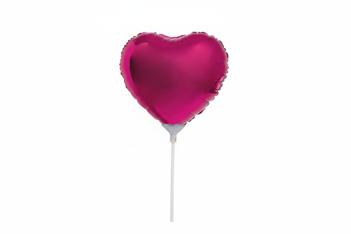 Love heart Foil Balloon 9" (22.5cmD)