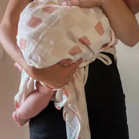 Cherry Blossom Muslin Swaddle, Bamboo Cotton Blend