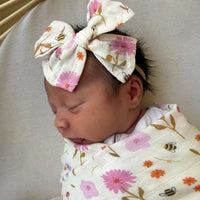 Spring Posy 🌼 Baby Muslin Swaddle