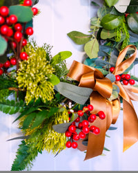 THE FLOWER CLUB – ARTIFICIAL CHRISTMAS WREATH WORKSHOP