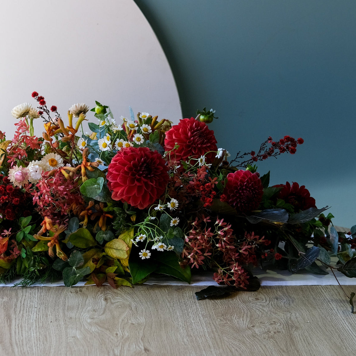 Christmas table centrepiece