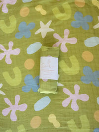 Whimsy Grove Bamboo Cotton Muslin Baby Swaddle