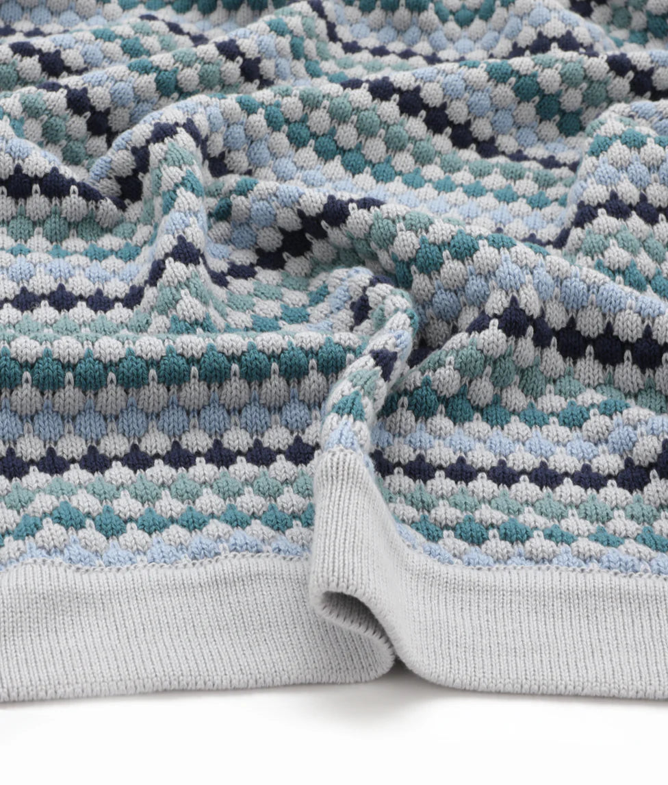 Confetti Stripe Baby Blanket - Nana Huchy