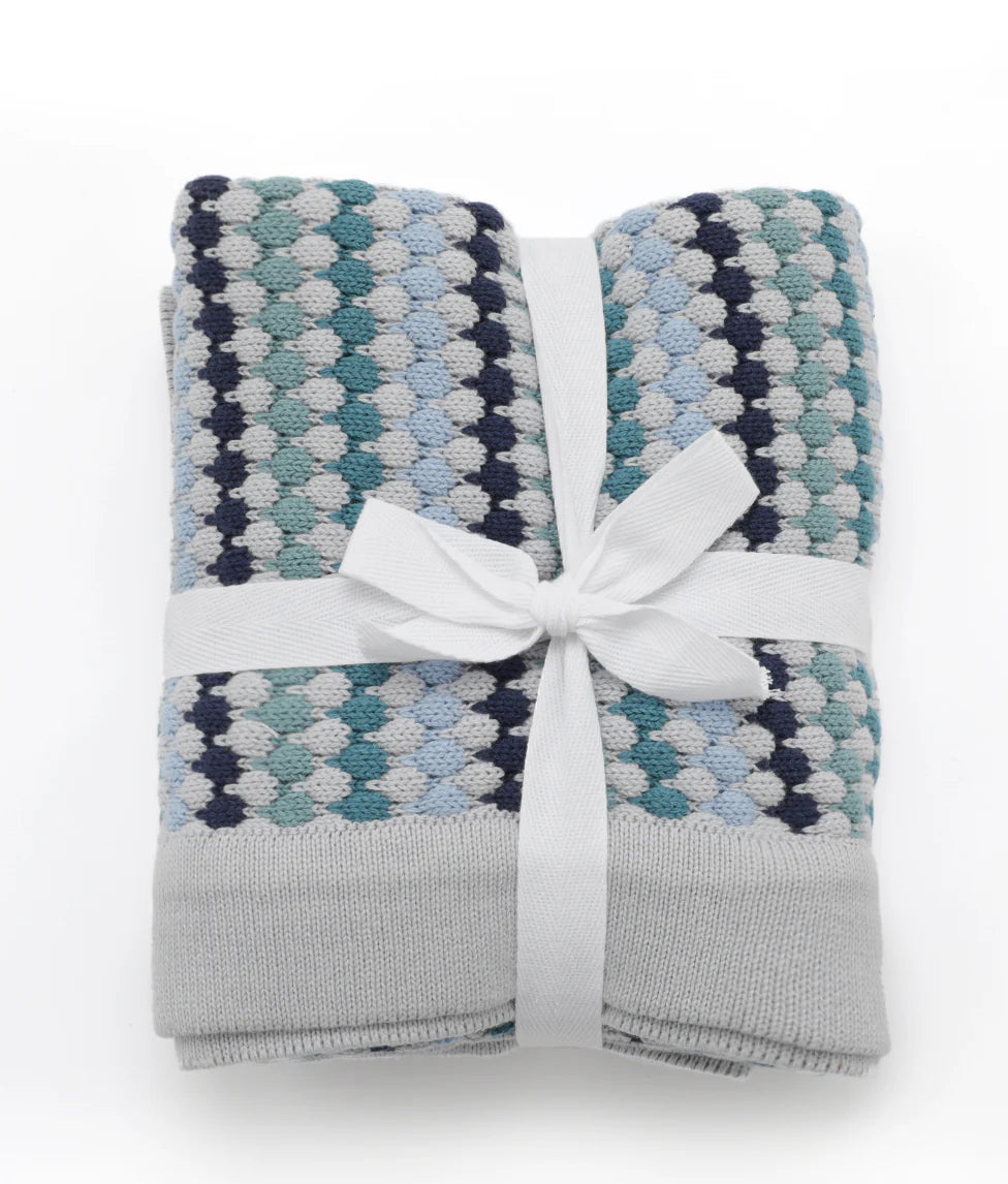 Confetti Stripe Baby Blanket - Nana Huchy