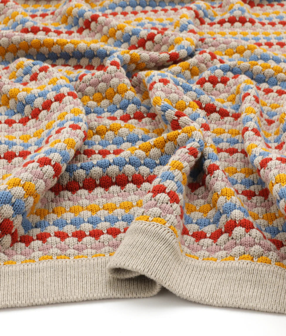 Confetti Stripe Baby Blanket - Nana Huchy