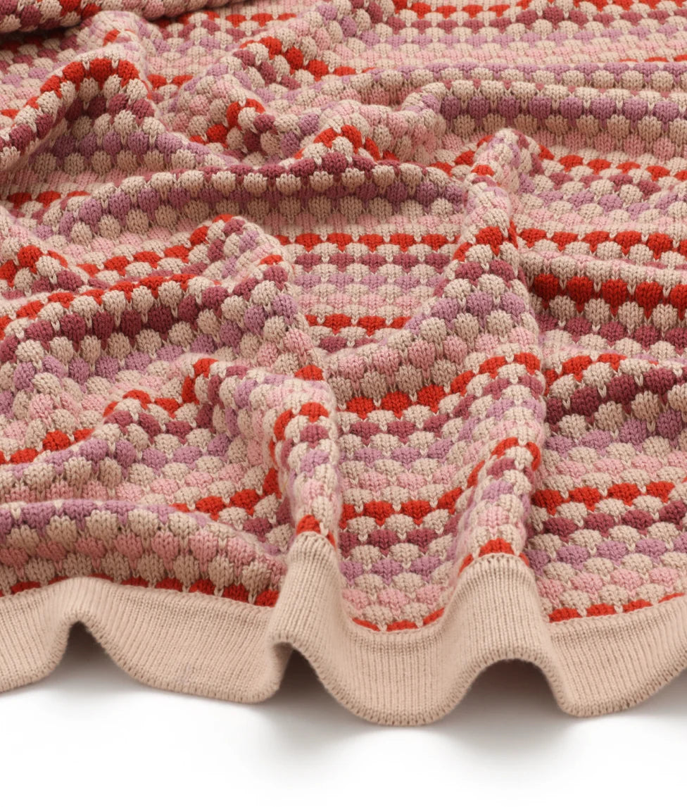 Confetti Stripe Baby Blanket - Nana Huchy