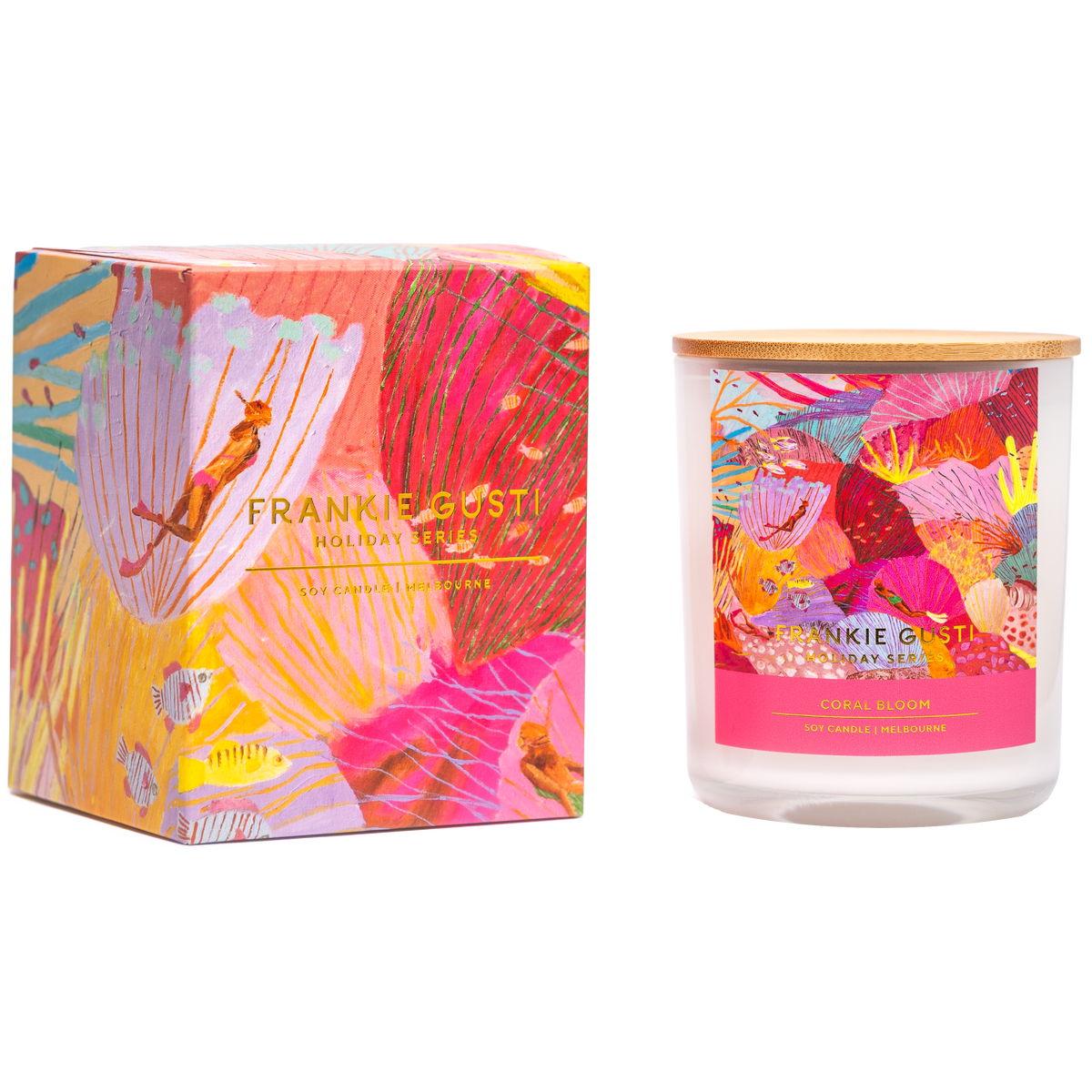 HOLIDAY CANDLE | CORAL BLOOM