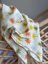 Retro Skies 🌌 💫 Muslin Swaddle