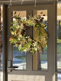 The Flower Club x  The Cheeky Dog  Christmas Wreath Fresh/Dried